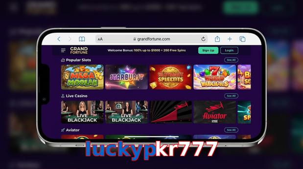 Main screen of Luckypkr777 ios page for PK players