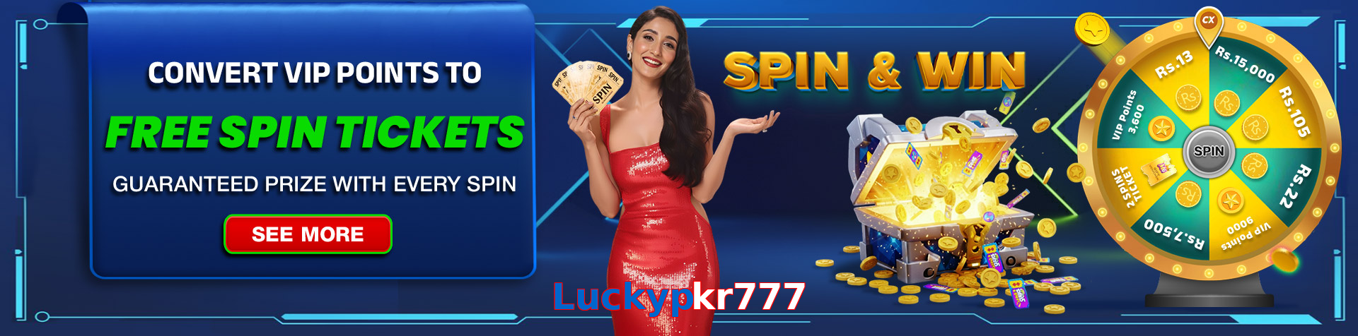 Main screen of Luckypkr777 pk page for PK players